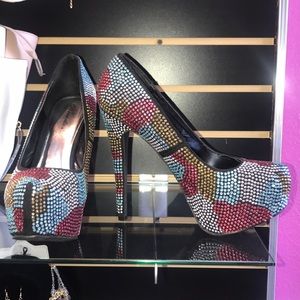 Sparkly Colorful heels